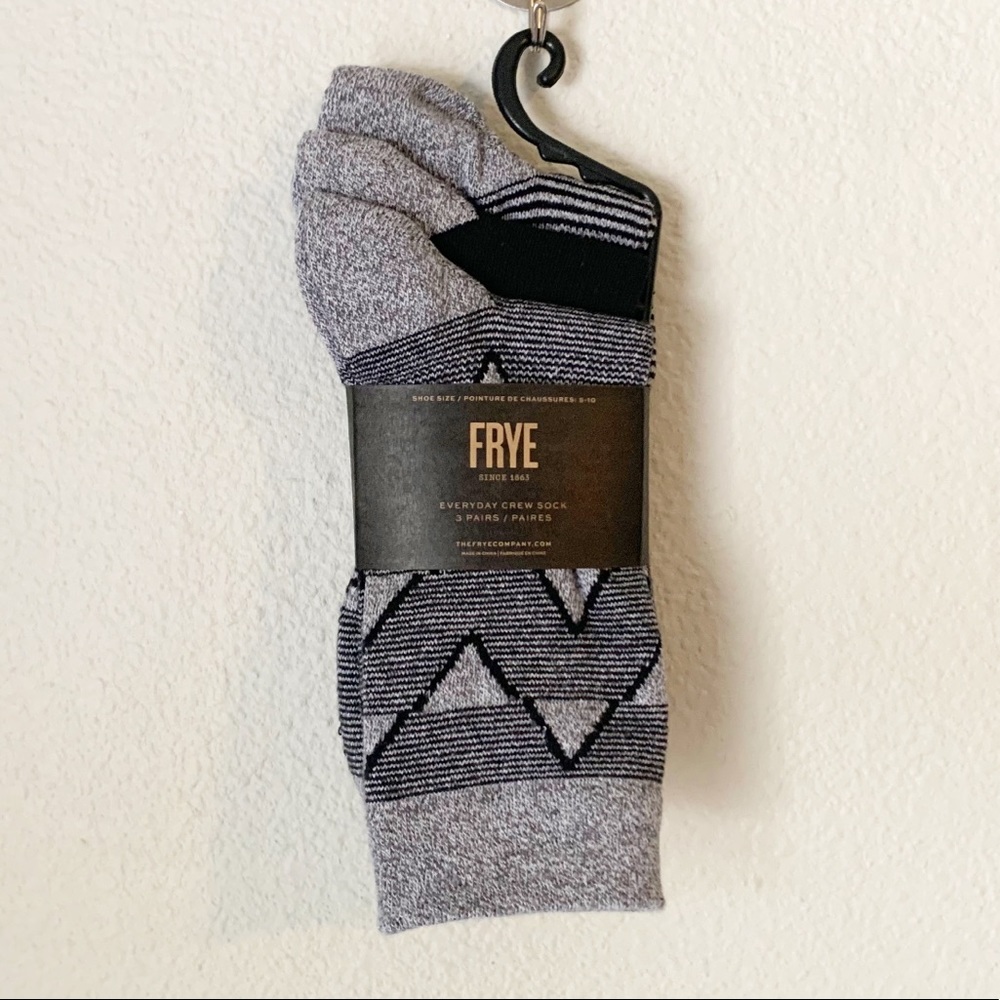 Frye Everyday Crew Socks 3 Pack
